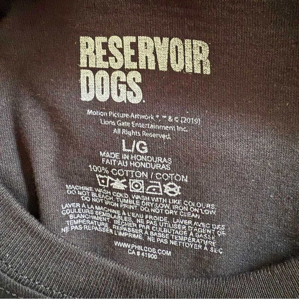 NEW Reservoir Dogs Men’s Black Graphic T Shirt Sizes S, M, L, XL, XXL - Picture 7 of 10